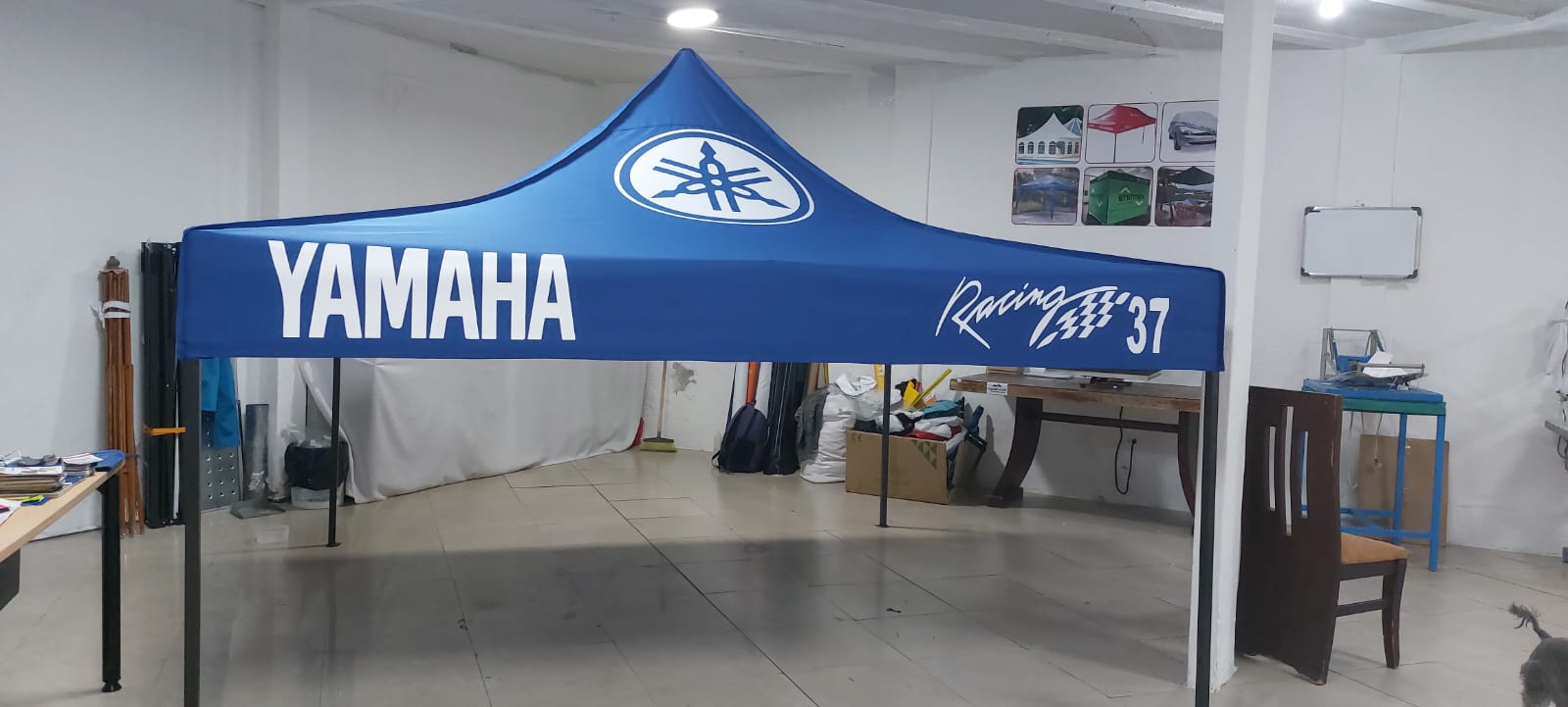 Carpa Yamaha Racing personalizada
