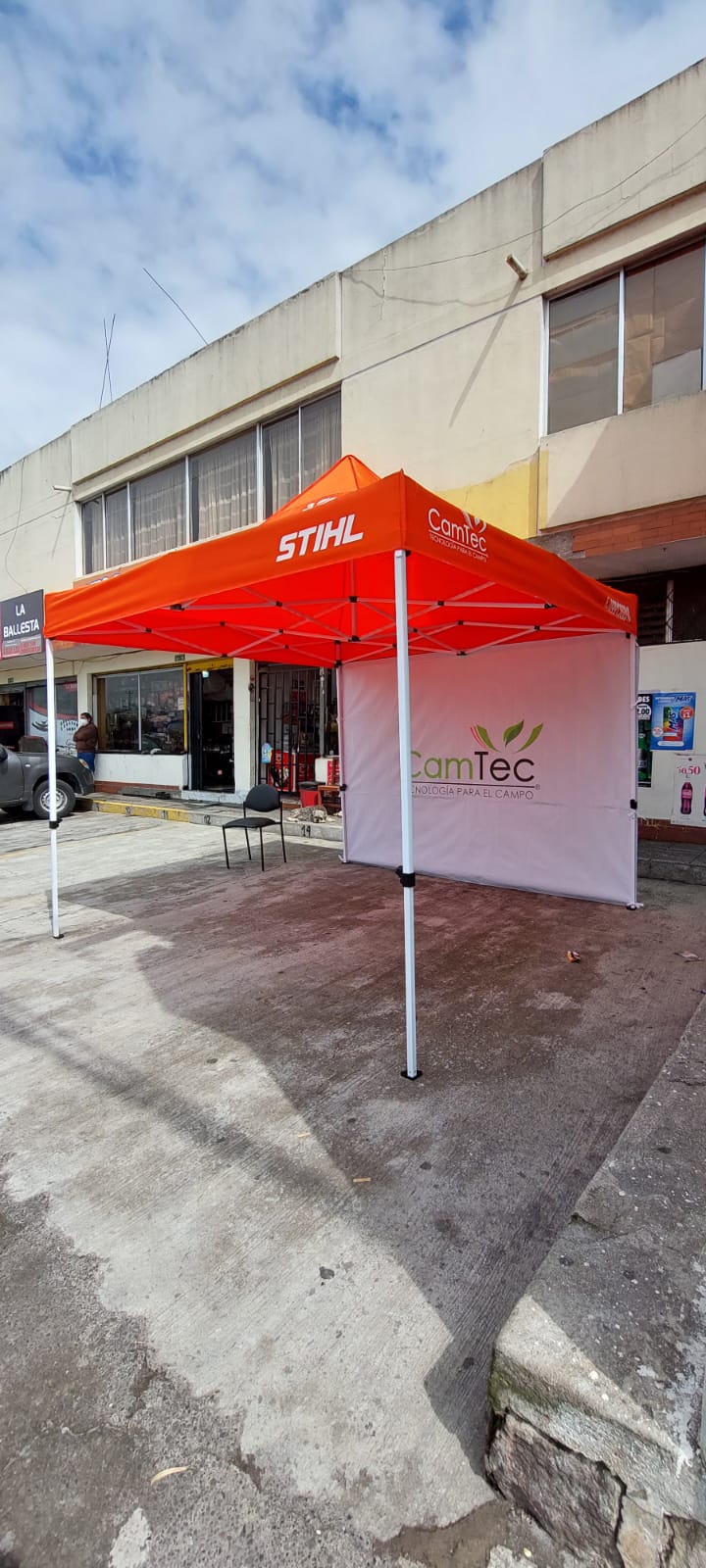 Carpa personalizada Stihl CamTec